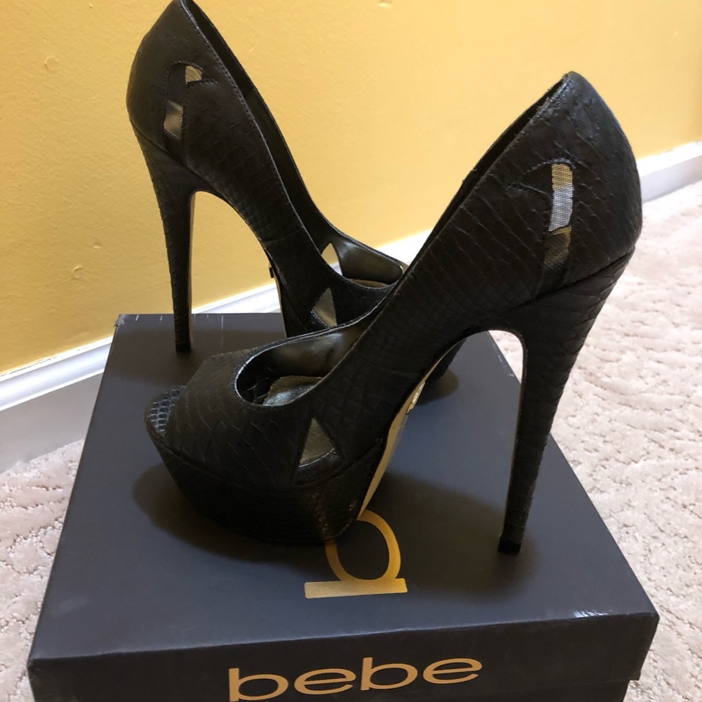 Bebe platform heels